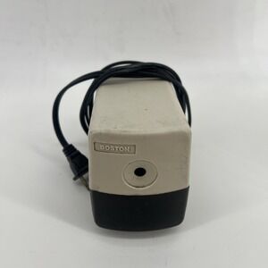 Vintage Boston Electric Pencil Sharpener Model 19 Made In USA Tested & Works